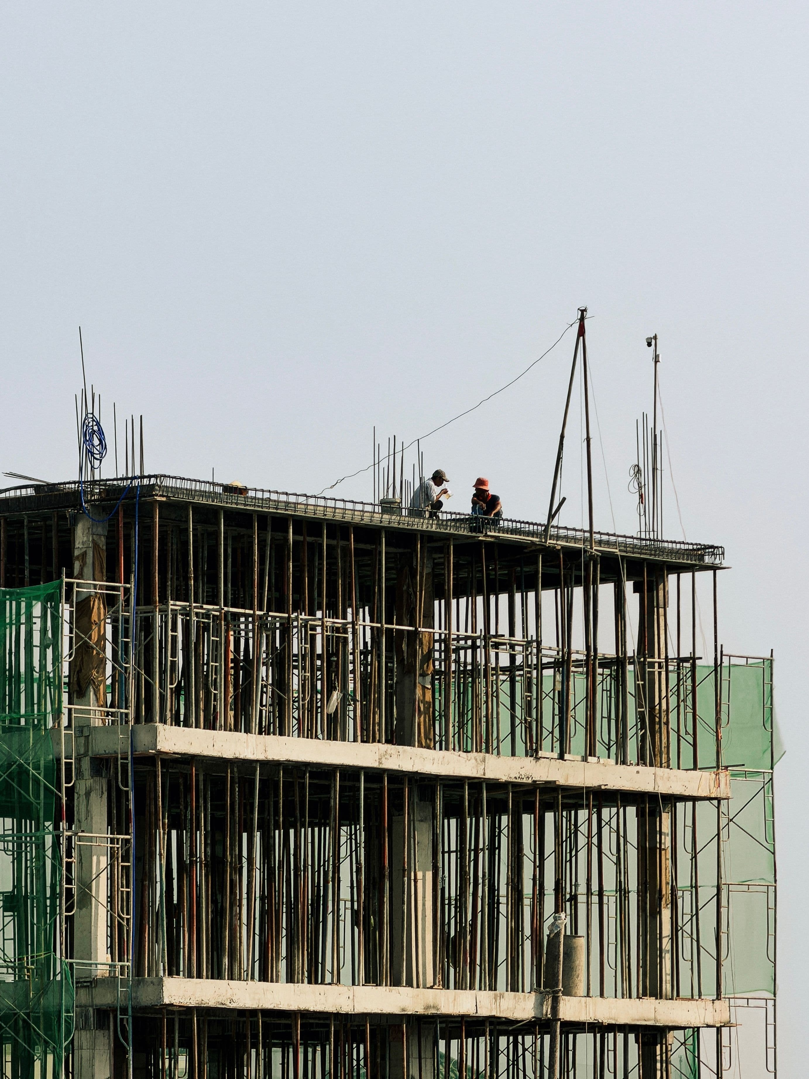 Building construction site